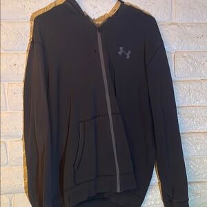 Under Armour Navy Zip-Up Jacket (Hole Pictured)